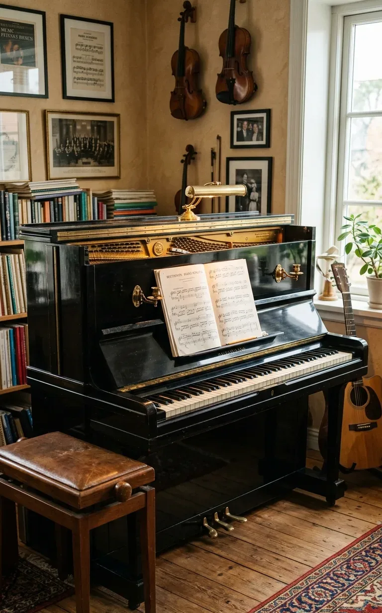 Piano In Client Home